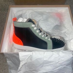 Mens Christian Louboutins worn twice. Still have box, bag and bank receipt.